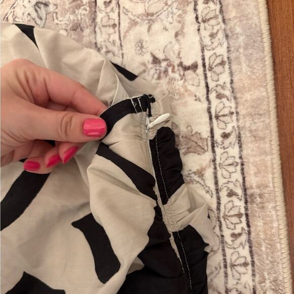 Abercrombie & Fitch One Shoulder Cut Out Maxi Dress Size XL Tall Pockets Coastal - Picture 9 of 13